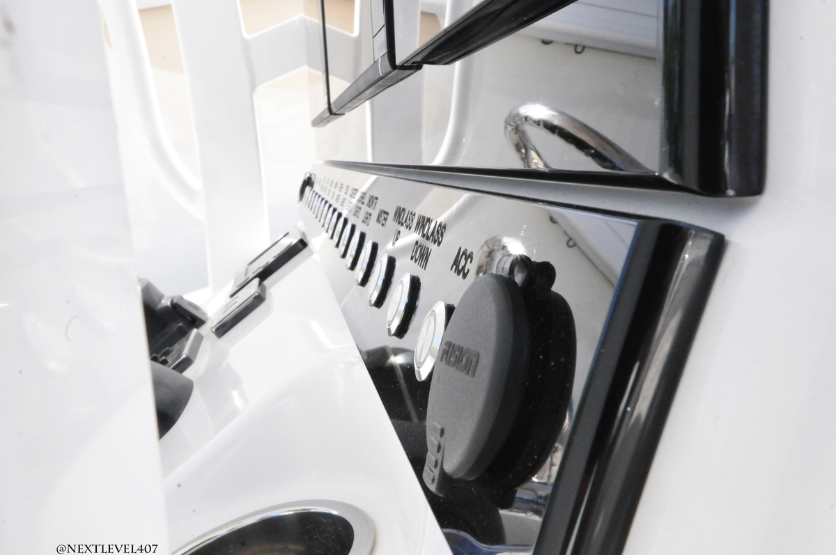 Acrylic-Dash-with-Bocatech-Switches-Installed-Boat-Florida Acrylic-Dash-with-Bocatech-Switches-Installed-Boat-Florida