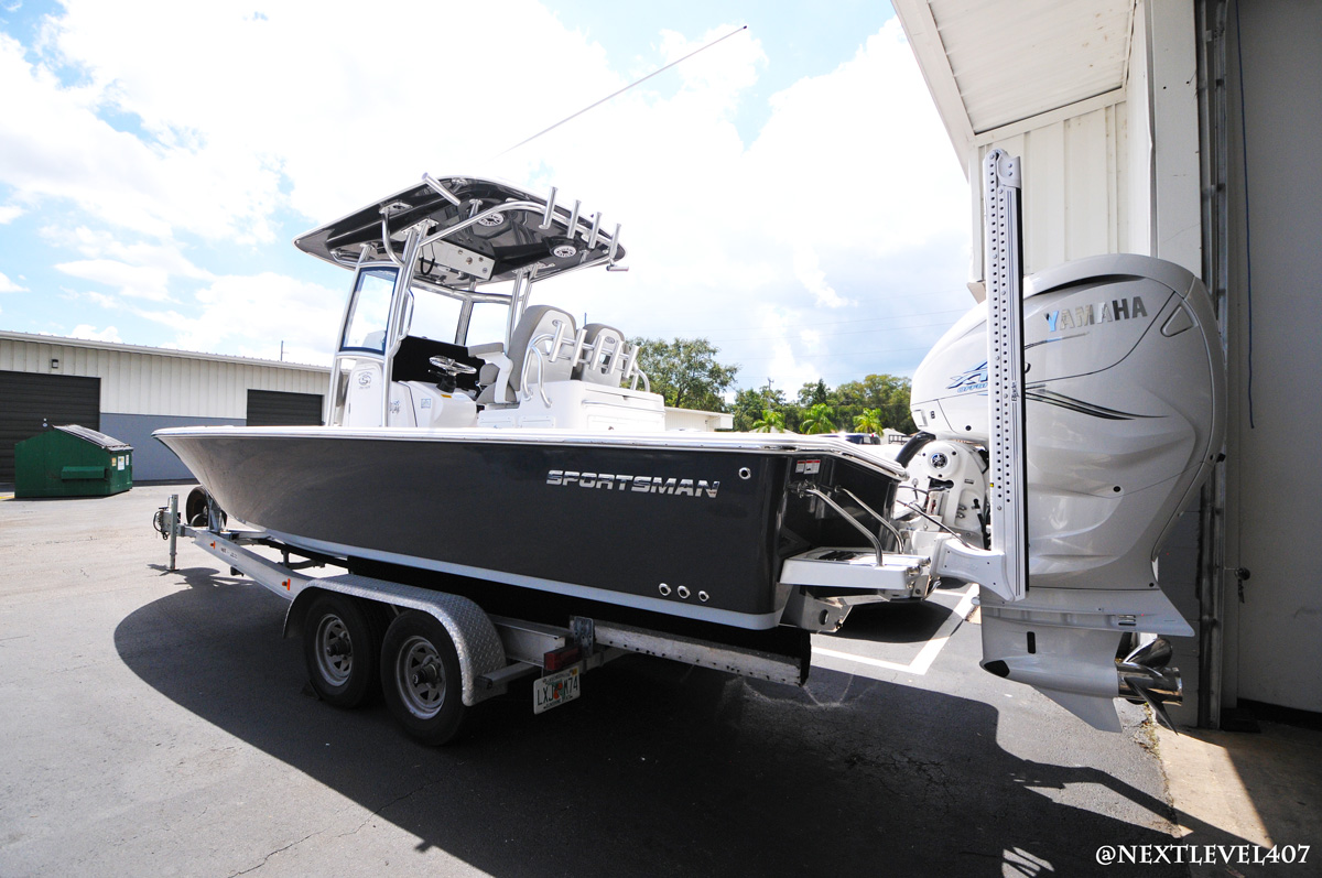 Sportsman 267 Oe Boat Gets Seadek Flooring Florida Marine Customs