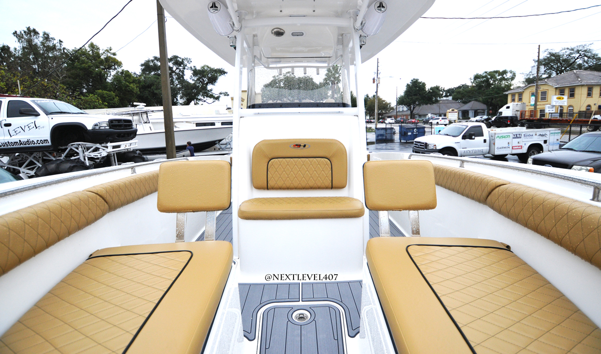 Seahunt Custom Upholstery And Seadek Florida Marine Customs