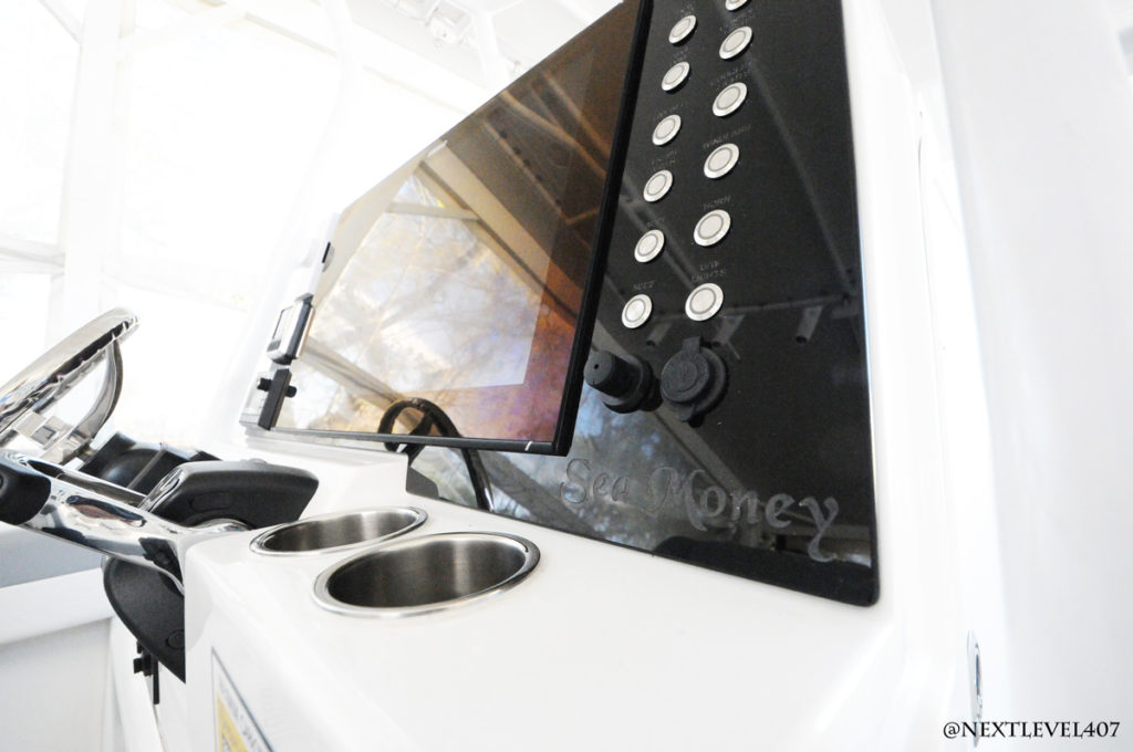 acrylic dash custom logo